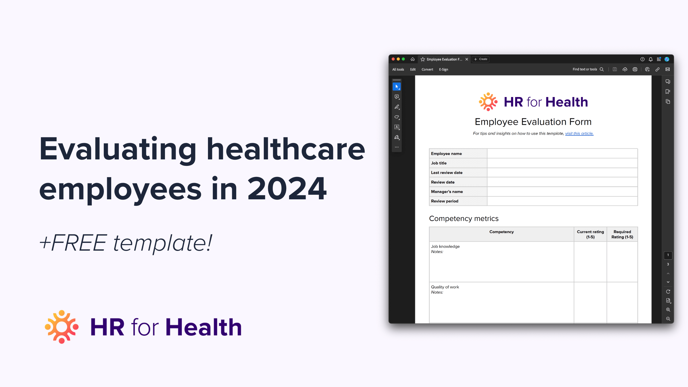 Guide to Evaluating Healthcare Employees [+Template]