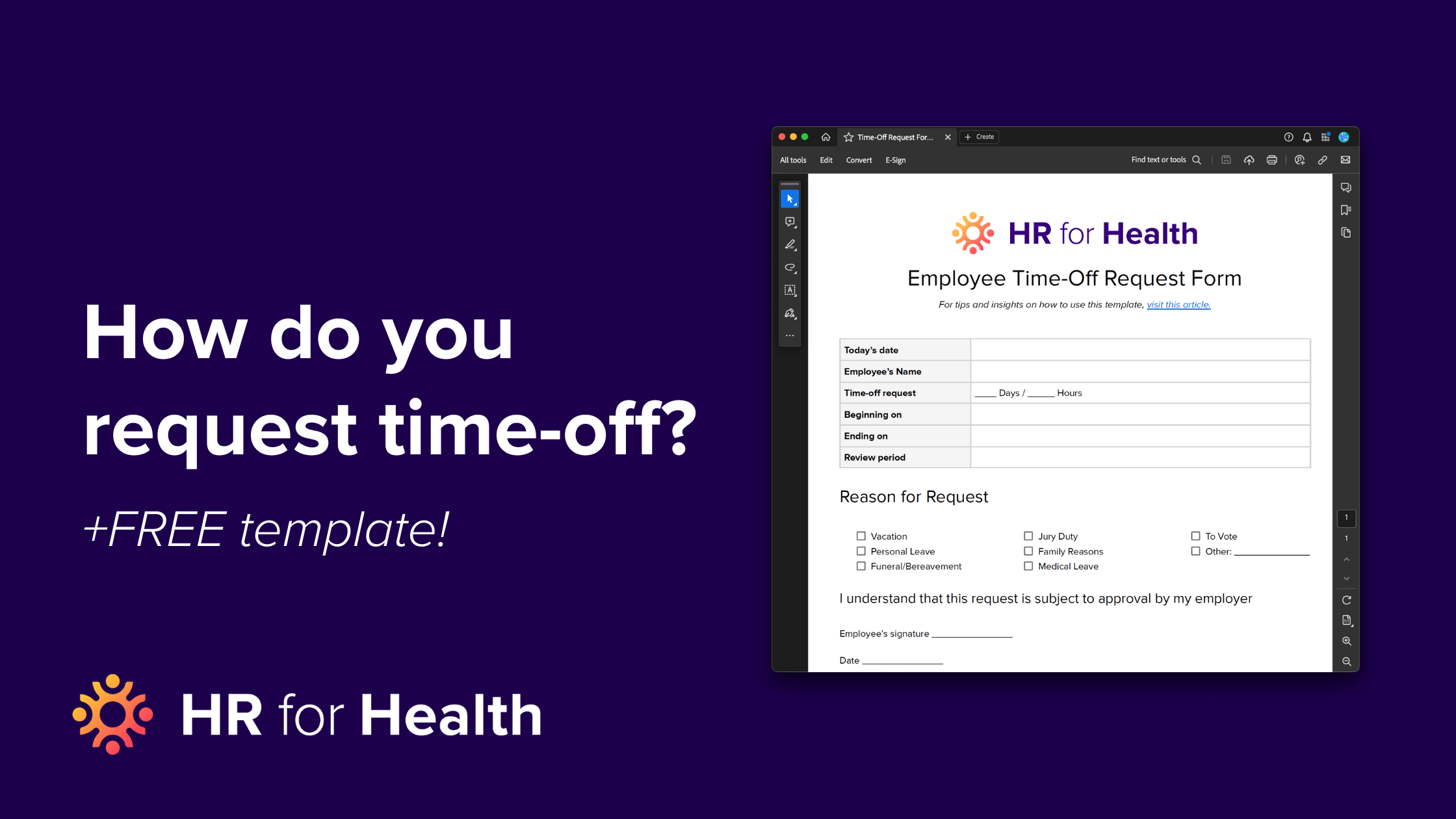 Time Off Request Guide [+ Template]